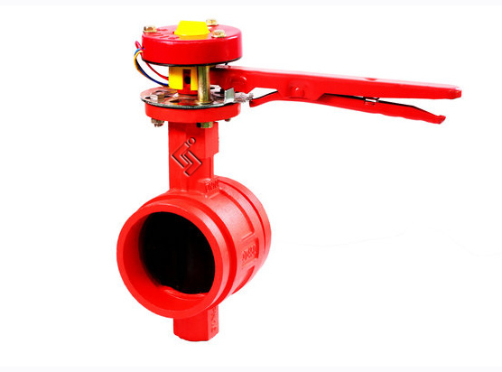 福(fú)州手柄(bǐng)溝槽信(xin)号蝶閥(fá)